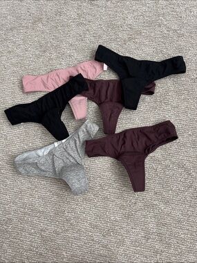 Victoria's Secret PINK Period Panty Underwear Thong Bundle Multi Pack